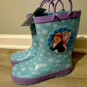 Girl’s Frozen size 13-1 rain boots